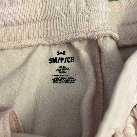 Under Armour Light Pink Sweatpants Small - Picture 4 of 8